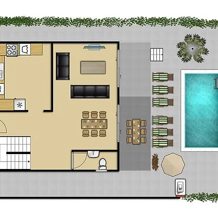 Βίλα In Sleeps 7 With Pool Air Con And Wifi *